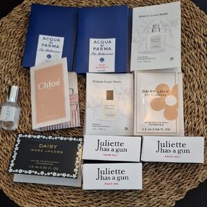 Lot Of 11 Sephora Perfume Samples Including Deluxe Clean Reserve Sample